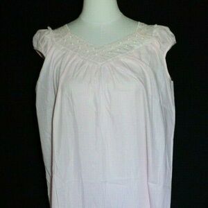 Katz Long Gown Pink Floral Nightgown